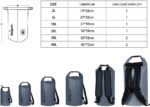 wasserdichter Beutel Rucksack, wasserdichte Taschen Seesack Packsack mit Handytasche und Gurte