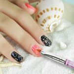 Nagelpinsel Set Ealicere 7 Stücke | 3 Teilig Nägel Pinsel Pinselset für Nailart | 5 stücke Dotting Pen – Bild 4