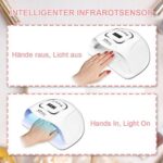 150W Nageltrockner, UV LED Nagellampe – Bild 5