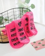 Geschenk für Frauen, WENN DU DAS LESEN KANNST BRING MIR WEIN / KAFFEE / SCHOKI / BUCH SOCKEN – Bild 3
