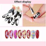 Nagelpinsel Set Ealicere 7 Stücke | 3 Teilig Nägel Pinsel Pinselset für Nailart | 5 stücke Dotting Pen – Bild 5