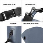 wasserdichter Beutel Rucksack, wasserdichte Taschen Seesack Packsack mit Handytasche und Gurte