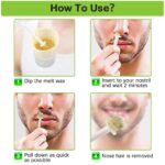 Nasenwachs Set für Männer & Frauen – 100g Wachs mit Applikatoren & Zubehör