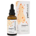 99% Natürliches Vitamin C & Hyaluron Serum / Dermaroller geeignet / Anti-Age & Anti-Falten