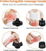 Snailax Kabelloses Massagegerät – Handmassagegerät mit Wärmefunktion & Tiefenwirkung – Bild 8