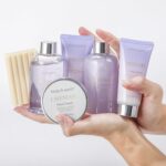 BODY & EARTH Lavendel Wellness-Set 6 tlg – Geschenk für Frauen – Bild 6