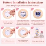 Ewige Rose im Glas mit LED – Romantisches Geschenk für Frauen & Dekoration – Bild 7