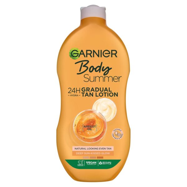 Garnier Summer Body Feuchtigkeits-Bräunungslotion,  400 ml