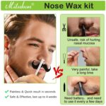 Nasenwachs Set für Männer & Frauen – 100g Wachs mit Applikatoren & Zubehör