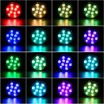 LED Unterwasserlichter 4er-Set mit Fernbedienung – Pool, Teich & Aquarium – Bild 6