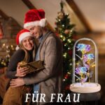 Ewige Rose im Glas mit LED – Romantisches Geschenk für Frauen & Dekoration – Bild 4