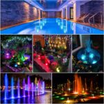 LED Unterwasserlichter 4er-Set mit Fernbedienung – Pool, Teich & Aquarium – Bild 7