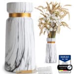 Acolyne® Premium Vase Weiss aus Hochwertigen Keramik