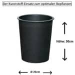 Edle und Hochwertige Pflanzvase Blumenkübel/Pflanzgefäss – Bild 3