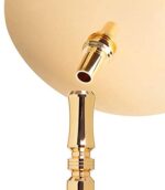 DILAW® TRIPHAN Shisha Edelstahl Hookah S, M & Big Size + LED Licht, Wasserpfeife Kaminkopf Komplettset Molassefänger Base Closed Chamber 4 Anschlüssen Silikonschlauch Alumundstück Tabakkopf – Bild 6