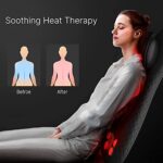 RENPHO Massagesitzauflage, Shiatsu Massageauflage Rückenmassagegerät mit drei Massagezonen Wärmefunktion und Vibrationsmassage, Tiefenmassage Rollmassage für Nacken Rücken Gesäss – Bild 12