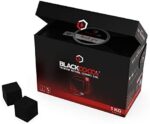 BLACKCOCO’s Shisha Kohle 1KG CUBES25 Naturkohle Kokosnuss und BBQ - Hochwertige Kokos Coal Briketts für Wasserpfeife & Grill - Shisha Würfel Kohlen & Grillkohle mit Langer Brenndauer – Bild 4