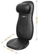 RENPHO Massagesitzauflage, Shiatsu Massageauflage Rückenmassagegerät mit drei Massagezonen Wärmefunktion und Vibrationsmassage, Tiefenmassage Rollmassage für Nacken Rücken Gesäss – Bild 8