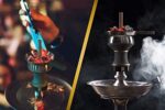 M. ROSENFELD Steinkopf Shisha, edler Shisha Kopf, schwarz, Handarbeit, Shishakopf glasiert für optimale Wärmespeicherung & M. ROSENFELD Shisha Steinkopf Set, massiver Shisha Kopf mit Kaminaufsatz – Bild 6