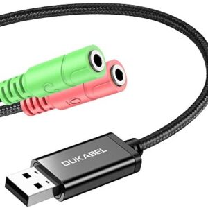 DuKabel Externe USB Soundkarte Adapter