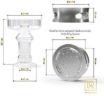 M. ROSENFELD Premium Glaskopf Shisha Set –  mit einzigartigem Multi-Ring-Boden – passt für alle gängigen Köpfe – Bild 4