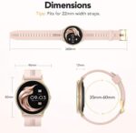 Smartwatch, AGPTEK 1,3 Zoll Armbanduhr – Bild 4