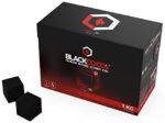 BLACKCOCO’s Shisha Kohle 1KG CUBES25 Naturkohle Kokosnuss und BBQ - Hochwertige Kokos Coal Briketts für Wasserpfeife & Grill - Shisha Würfel Kohlen & Grillkohle mit Langer Brenndauer – Bild 3