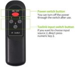 LiNKFOR SPDIF Toslink Audio Umschalter 3-4 in 1/2 Out mit Fernbedienung, unterstützt PCM2.0, DTS, Dolby-AC3 für TV, PS3, PS4, Blu-ray & mehr. – Bild 6