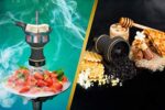 M. ROSENFELD Steinkopf Shisha, edler Shisha Kopf, schwarz, Handarbeit, Shishakopf glasiert für optimale Wärmespeicherung & M. ROSENFELD Shisha Steinkopf Set, massiver Shisha Kopf mit Kaminaufsatz – Bild 5