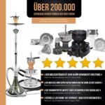 M. ROSENFELD Premium Glaskopf Shisha Set –  mit einzigartigem Multi-Ring-Boden – passt für alle gängigen Köpfe – Bild 7
