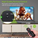 LiNKFOR SPDIF Toslink Audio Umschalter 3-4 in 1/2 Out mit Fernbedienung, unterstützt PCM2.0, DTS, Dolby-AC3 für TV, PS3, PS4, Blu-ray & mehr. – Bild 4