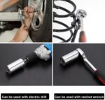 Steckschlüssel NASUM Universalschlüssel Universal Nuss Multi Funktions Handwerkzeuge Geschenk für Männer Reparatur Werkzeuge 7-19mm mit Adapter – Bild 3