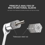 Steckschlüssel NASUM Universalschlüssel Universal Nuss Multi Funktions Handwerkzeuge Geschenk für Männer Reparatur Werkzeuge 7-19mm mit Adapter – Bild 4