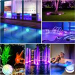 Unterwasser Licht, 4er Set – Farbwechsel LED Teichbeleuchtung mit Fernbedienung