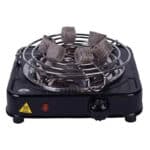 DIAMOND HOOKAH Premium Shisha Kohleanzünder elektrisch für Shisha Kohle - 5 Stufen Hitze, Kohlen Ofen, Kohlenanzünder elektrisch - 1000 Watt