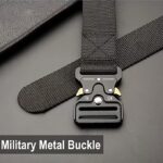 Tenine Taktischer Gürtel, Taktisch Gürtel Schwerlast Militär Nylon Web Gurt Riggers Belt, Schnellverschluss Metallschnalle Bund mit Taktischen Molle Schluesselhaken – Bild 3