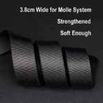 Tenine Taktischer Gürtel, Taktisch Gürtel Schwerlast Militär Nylon Web Gurt Riggers Belt, Schnellverschluss Metallschnalle Bund mit Taktischen Molle Schluesselhaken – Bild 5