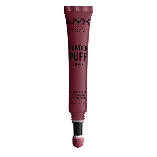 NYX Professional Makeup Lippencreme - Powder Puff Lippie Lip Cream, leichte Creme für die Lippen, pudrig-weicher Look, 12 ml