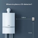 Smartwares RM370 Kohlenmonoxid CO Melder mit Display und Temperaturanzeige, Prüftaste – Bild 2