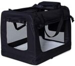 Lionto Faltbare Hundetransportbox für Reise & Auto mit Decke – Bild 8