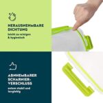 FITPREP® Frischhaltedosen aus Glas 10 teiliges Set [5 Meal Prep Boxen Glas + 5 Deckel ] – Bild 6