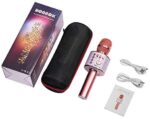 BONAOK Drahtloses Bluetooth Karaoke Mikrofon, 3 in 1 Handmikrofon Geburtstagsgeschenk Home Party Lautsprecher für iPhone/Android/iPad/PC/Smartphone – Bild 7