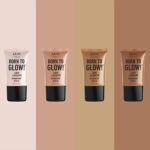 NYX Professional Makeup Born to Glow Liquid Illuminator, Flüssiges Schimmer Makeup, Highlighter, Foundation Base, Vegane Formel, Farbton Pure Gold – Bild 3