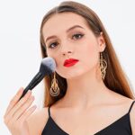 DUcare Make-up Pinsel Professional Matte Black Premium Hair Kabuki Foundation Pinsel Gesichtspuder Rouge Blending Lidschatten Make Up Pinsel Kit-Geburtstagsgeschenke – Bild 2