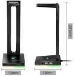 Havit Headset Ständer mit 2 USB Anschlüssen – Bild 6