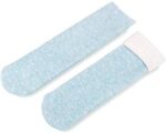 EXTSUD warme Hüttensocken 5 Paar Wintersocken Kuschelsocken aus Baumwolle Rutschfeste Thermal Socken für Erwachsene Damen Mädchen,Grösse 35-42 Schwarz,Lila,Blau,Grau,Pink – Bild 7