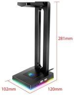 Havit Headset Ständer mit 2 USB Anschlüssen – Bild 8