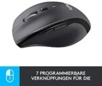 Logitech M705 Marathon Kabellose Maus – 3-Jahre Batterie, 5 Tasten, USB-Empfänger, Kompatibel mit PC, Mac & Chromebook – Bild 4