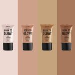 NYX Professional Makeup Born to Glow Liquid Illuminator, Flüssiges Schimmer Makeup, Highlighter, Foundation Base, Vegane Formel, Farbton Pure Gold – Bild 6