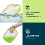 FITPREP® Frischhaltedosen aus Glas 10 teiliges Set [5 Meal Prep Boxen Glas + 5 Deckel ] – Bild 5